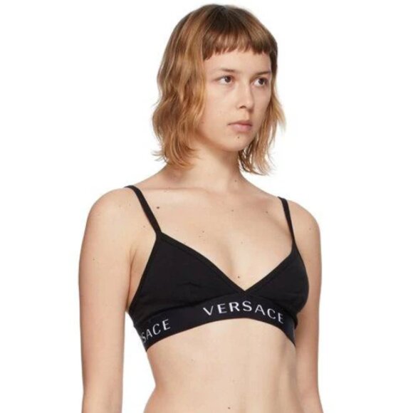 Versace Triangle Logo Bra - NEW - Picture 3 of 9